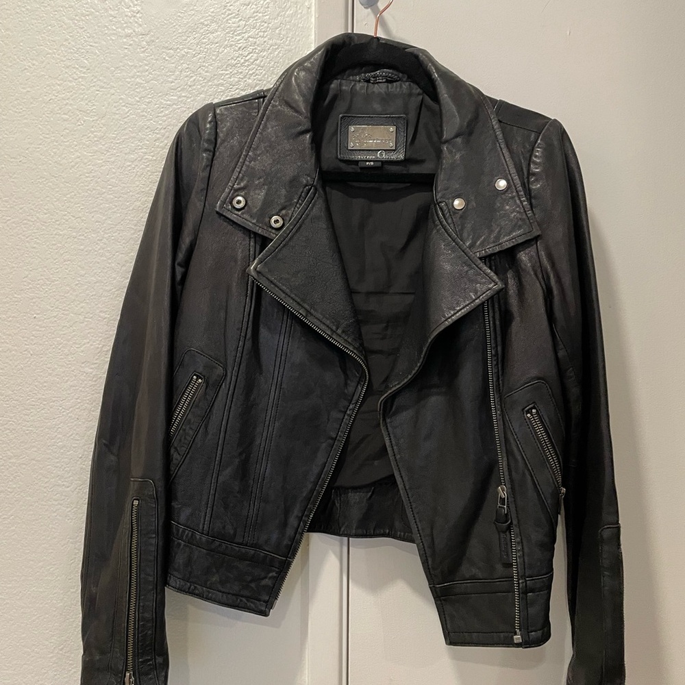 Mackage leather jacket